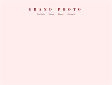 Tablet Screenshot of grandphoto.org